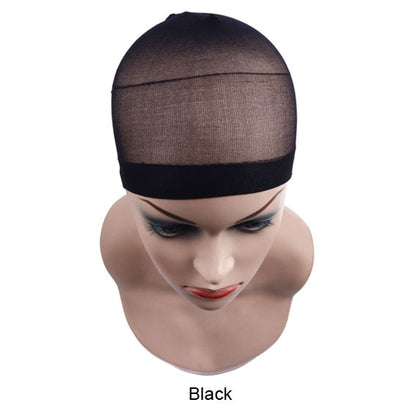 2 Pieces/Pack Wig Cap Hair net for Weave  Hairnets Wig Nets Stretch Mesh Cap for Making Wigs Free Size