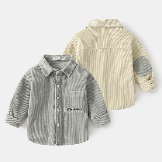 Baby Boys Long Sleeve School Shirts