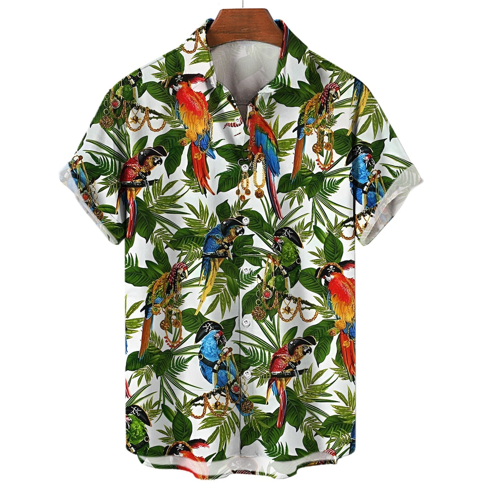 Hawaiian Mens Beach Shirt