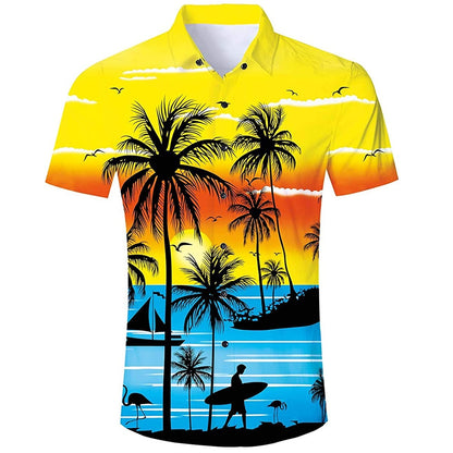 Hawaiian Mens Beach Shirt